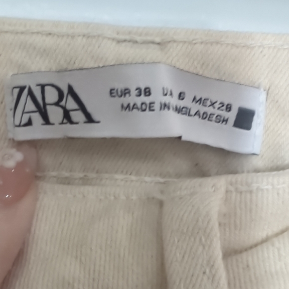 Zara Women's Cream Skinny Jeans - Picture 2 of 10